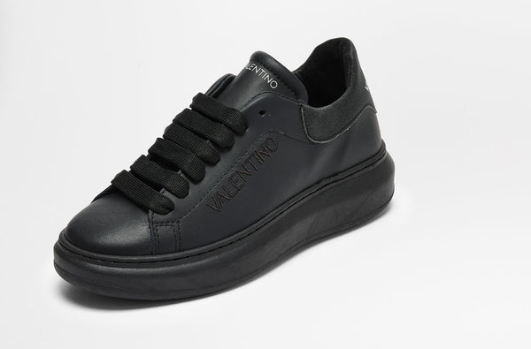 VALENTINO スニーカー　靴　ブラック　38 1/2 25.5 25.0 Valentino Garavani Men's XY2S0C58 Leather Fashion Sneakers Shoes