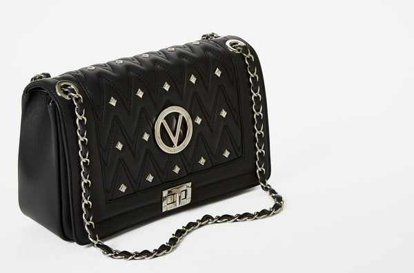数量限定EXPRESS便可★VALENTINO FILL ME CALFSKIN SHOULDER BAG VALENTINO Fill Me Calfskin Shoulder Bag - Nero