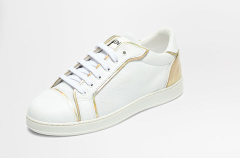 SS22 - Women's Sneakers - Benedetta - White Gold - SS22 - Women's Sneakers - Benedetta - White Gold