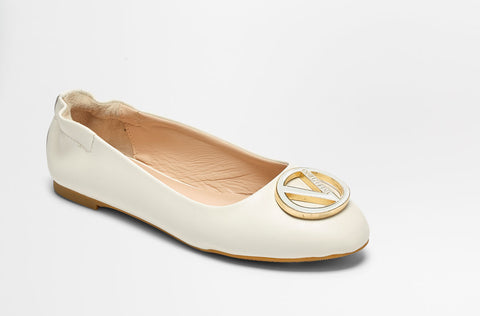 SS22 - Women's Ballerina - Calliope - Cream - SS22 - Women's Ballerina - Calliope - Cream