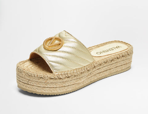 SS22 - Women's Espadrillas Cord  - Clabee - Gold - SS22 - Women's Espadrillas Cord  - Clabee - Gold