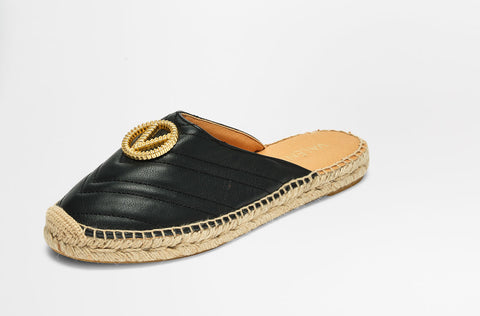 SS22 - Women's Espadrillas Cord  - Clara - Black - SS22 - Women's Espadrillas Cord  - Clara - Black