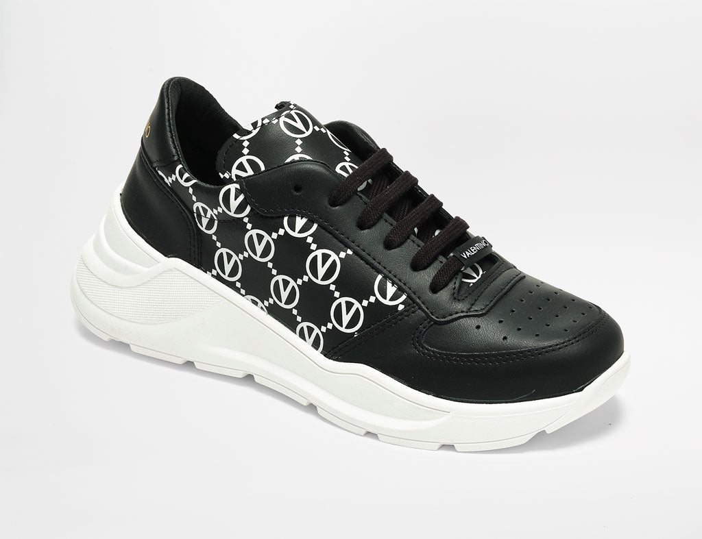 スニーカー VALENTINO - DOLLYBOARD SNEAKERS Off-White & Black Dollyboard Sneakers by Valentino Garavani