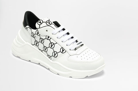 SS22 - Men's Sneakers - Claus - White Black - SS22 - Men's Sneakers - Claus - White Black