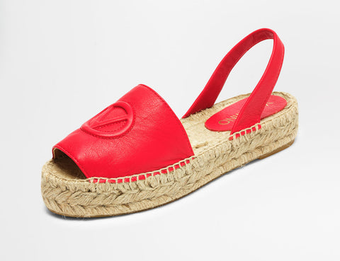 SS22 - Women's Espadrillas Cord  - Clavesli - Red - SS22 - Women's Espadrillas Cord  - Clavesli - Red