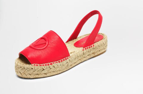 SS22 - Women's Espadrillas Cord  - Clavesli - Red - SS22 - Women's Espadrillas Cord  - Clavesli - Red