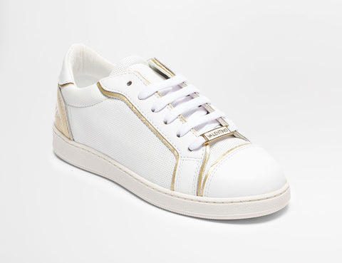 SS22 - Women's Sneakers - Ermione - White Gold 1 - SS22 - Women's Sneakers - Ermione - White Gold 1