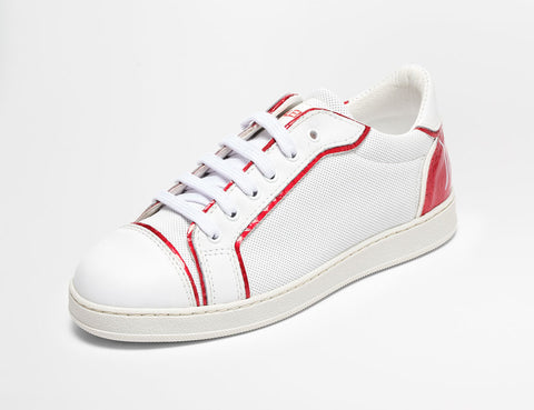 SS22 - Women's Sneakers - Ermione - White Red - SS22 - Women's Sneakers - Ermione - White Red