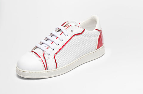 SS22 - Women's Sneakers - Ermione - White Red - SS22 - Women's Sneakers - Ermione - White Red