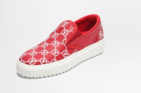 SS22 - Women's Sneakers - Regina - Red - SS22 - Women's Sneakers - Regina - Red