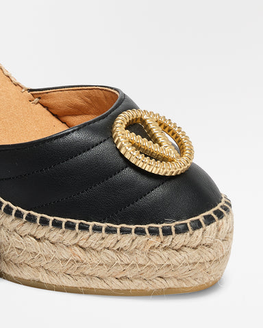 SS22 - Women's Espadrillas Cord  - Roberta - Black - SS22 - Women's Espadrillas Cord  - Roberta - Black