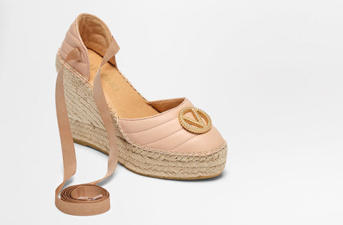 SS22 - Women's Espadrillas Cord  - Roberta - Nude - SS22 - Women's Espadrillas Cord  - Roberta - Nude