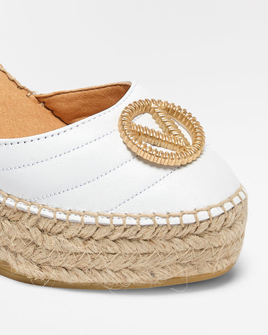 SS22 - Women's Espadrillas Cord  - Roberta - White - SS22 - Women's Espadrillas Cord  - Roberta - White