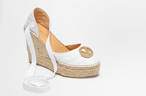 SS22 - Women's Espadrillas Cord  - Roberta - White - SS22 - Women's Espadrillas Cord  - Roberta - White