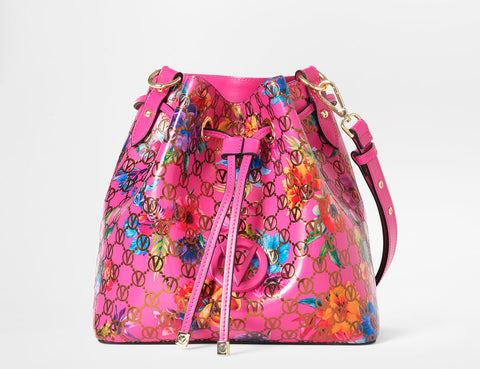 SS22 - Flowery Monogram - Karl Flowery Monogram - Magenta Haze - SS22 - Flowery Monogram - Karl Flowery Monogram - Magenta Haze