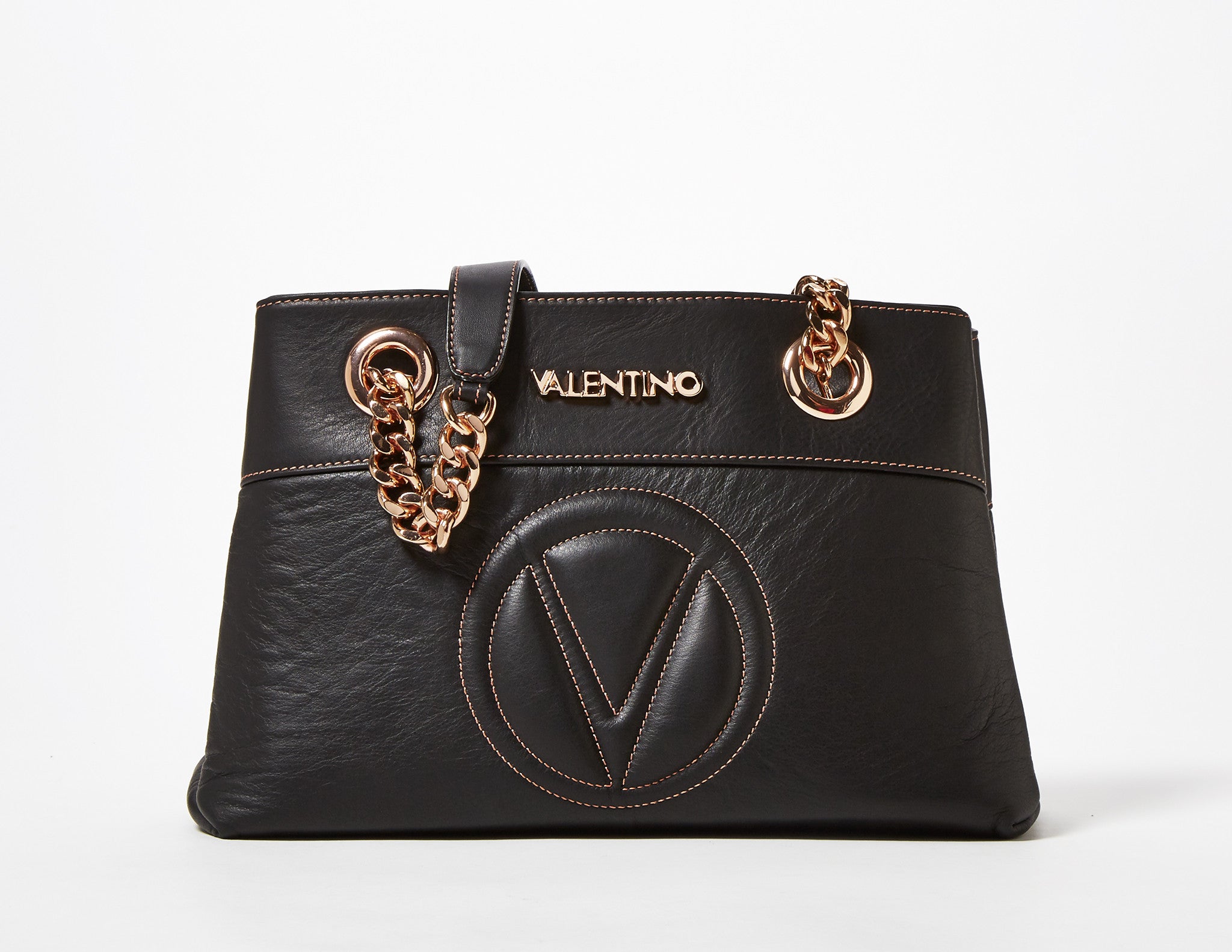 バレンティーノ ブラックウォレットVロゴザボールドエディション SS16 - Signature - Kali – Valentino Bags